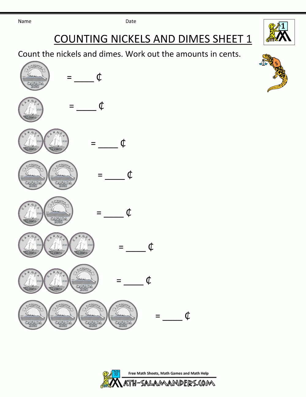 Counting Money Worksheets 1St Grade To Education - Math Worksheet - Free Printable Money Worksheets For 1St Grade