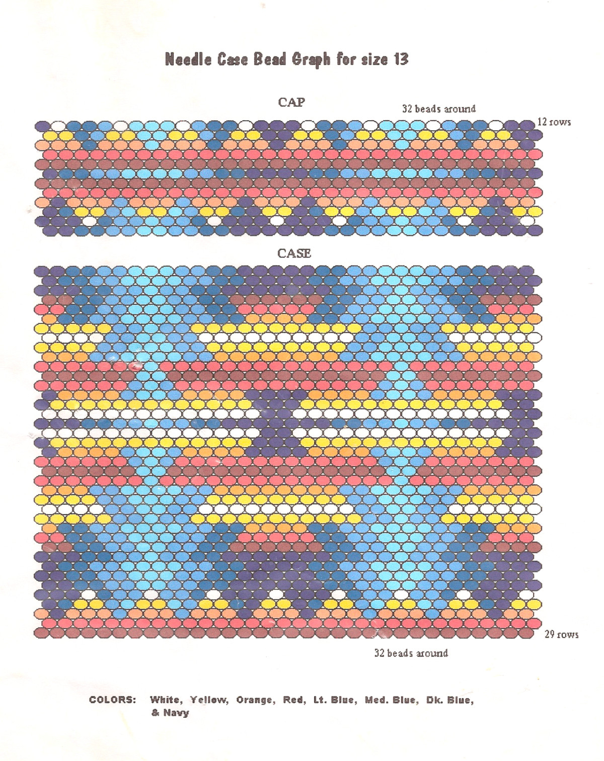 Craft Supplies, Free Beading Patterns. Earth Mother Crafts - Free Printable Beading Patterns