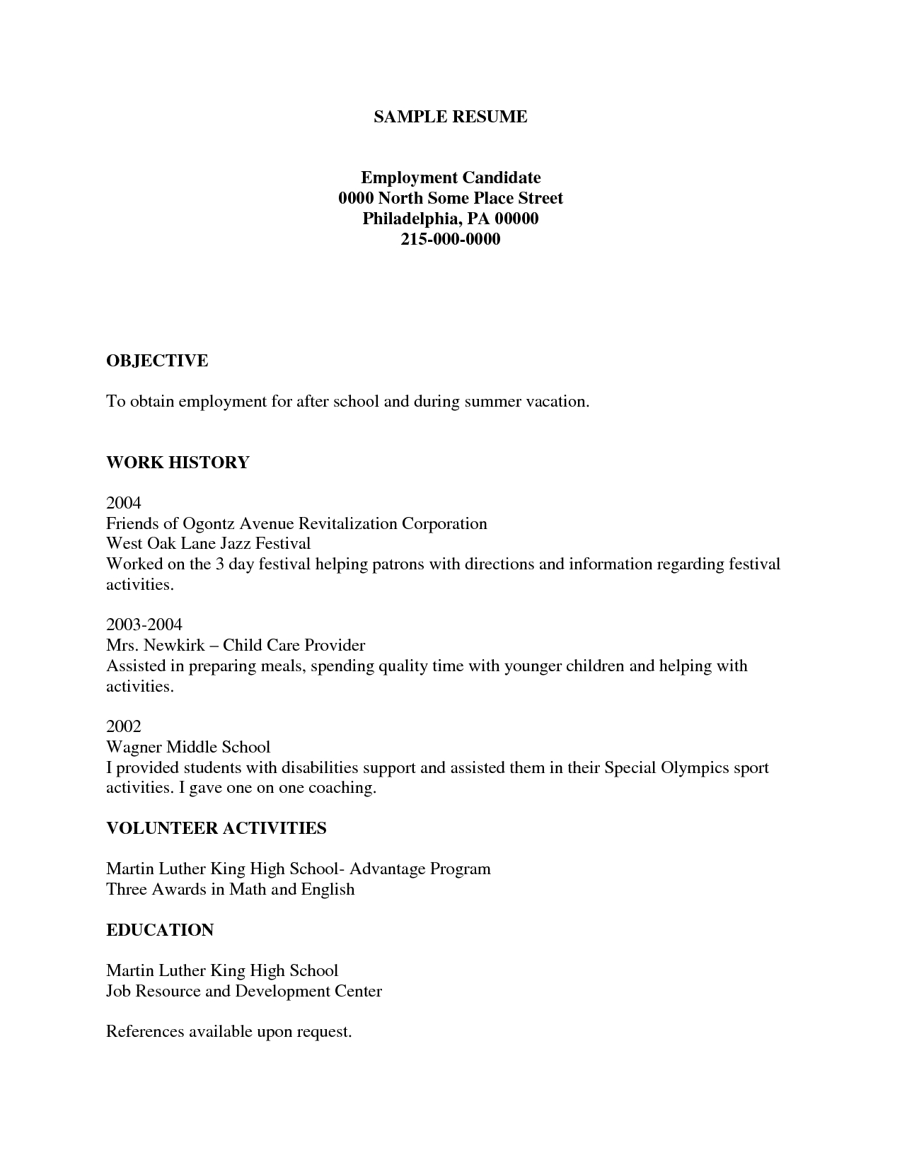 Create A Free Printable Resume | Resume Template Info - Free Printable Resume