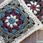 Crochet Lily Pad Granny Square [Free Crochet Pattern}   Free Printable Crochet Granny Square Patterns