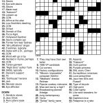 Crossword Puzzles Printable Easy Free Crosswords ~ Themarketonholly   Free Printable Crossword Puzzles For Adults