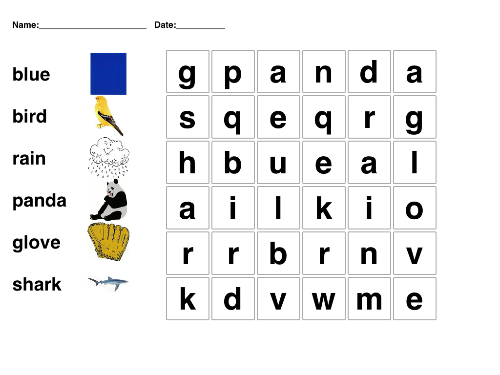 Crossword Puzzles Printable Large Children S Games And - Free Printable Large Print Word Search