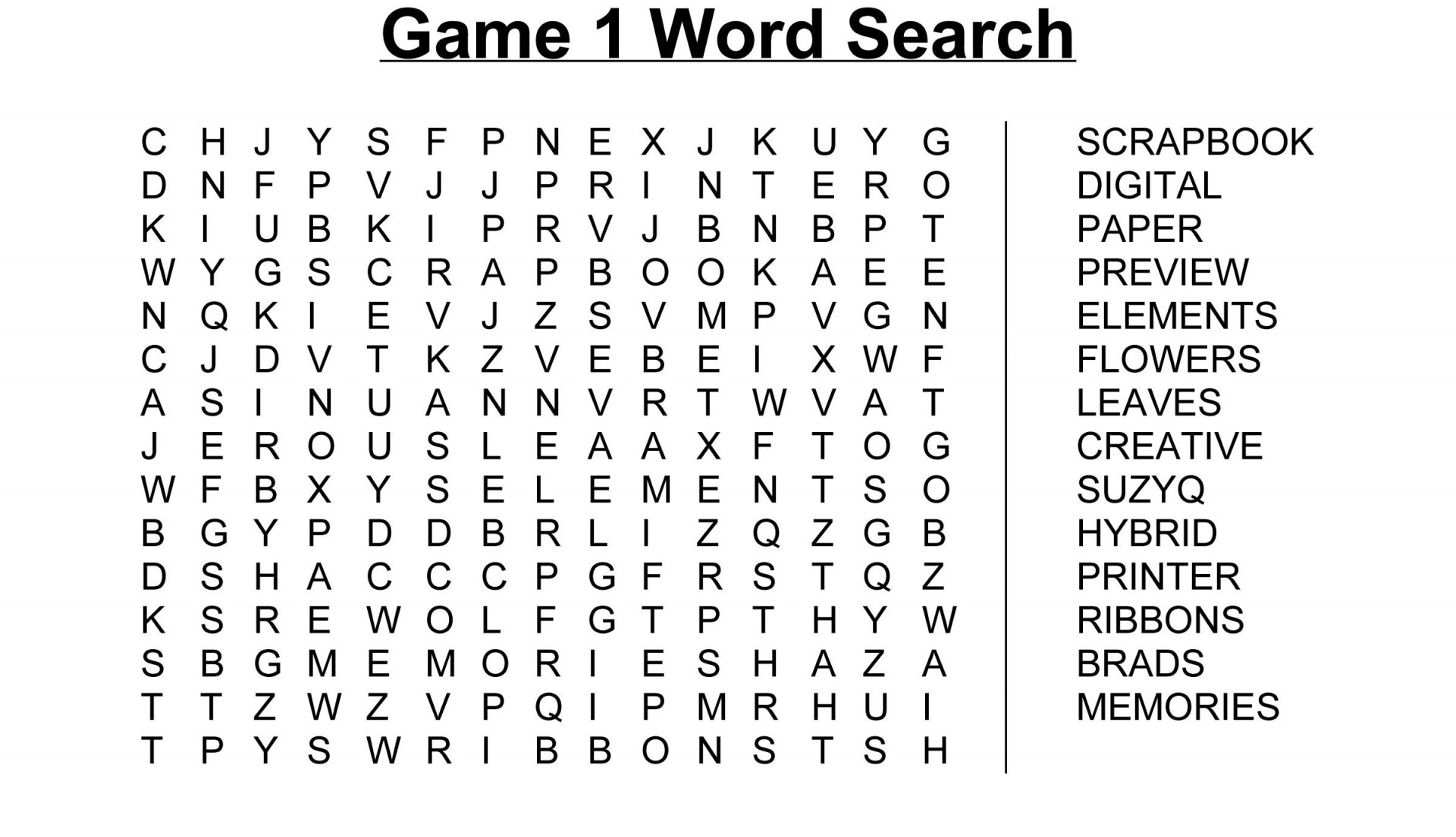Crosswords Word Search Puzzle Maker Online Free ~ Themarketonholly - Word Search Maker Free Printable
