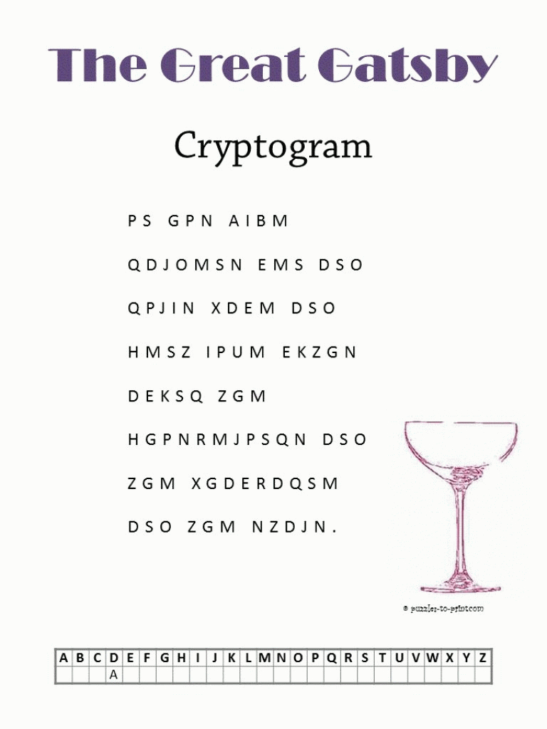 Cryptoquote Sample 1 - Printable Cryptogram Puzzles With Free - Free Printable Cryptograms Pdf