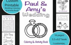 custom printable wedding coloring activity book personalized in free printable personalized childrens books Custom Printable Wedding Coloring & Activity Book, Personalized In - Free Printable Personalized Children's Books