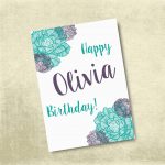 Customized Birthday Cards Free Printable | Birthdaybuzz   Free Printable Personalized Birthday Cards