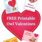 Cute Owl Valentine Cards For Kids: Free Printable | Valentine's Day   Free Printable Owl Valentine Cards