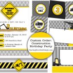 Dafafcbbaaaededc Spectacular Construction Birthday Invitations Free   Free Printable Construction Invitations