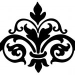 Damask Cliparts | Templates & Silhouettes | Stencils, Printable   Damask Stencil Printable Free