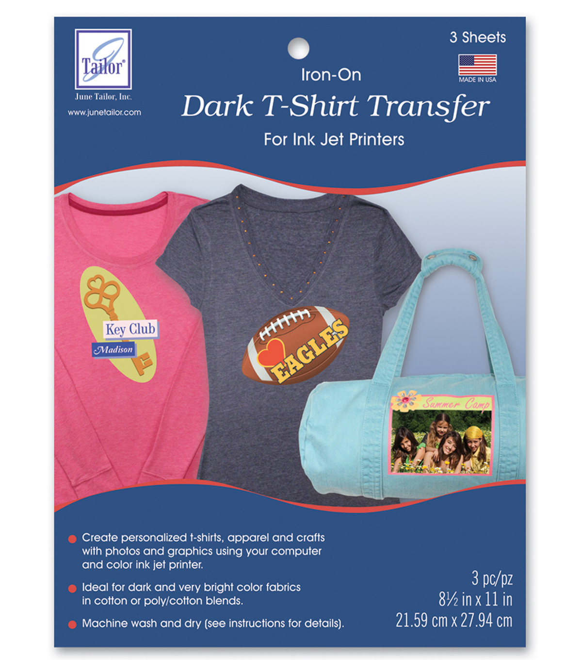 Dark T-Shirt Transfer Paper For Ink Jet Printers 3/pkg | Joann - Free Printable Iron On Transfers For T Shirts