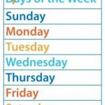 Days Of The Week – Free Printable | Kid Fun | Pinterest | Free For   Free Printable Months Of The Year Chart