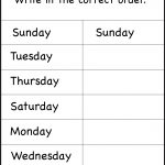Days Of The Week Worksheet | Printable Worksheets   Free Printable Spelling Worksheets For Adults