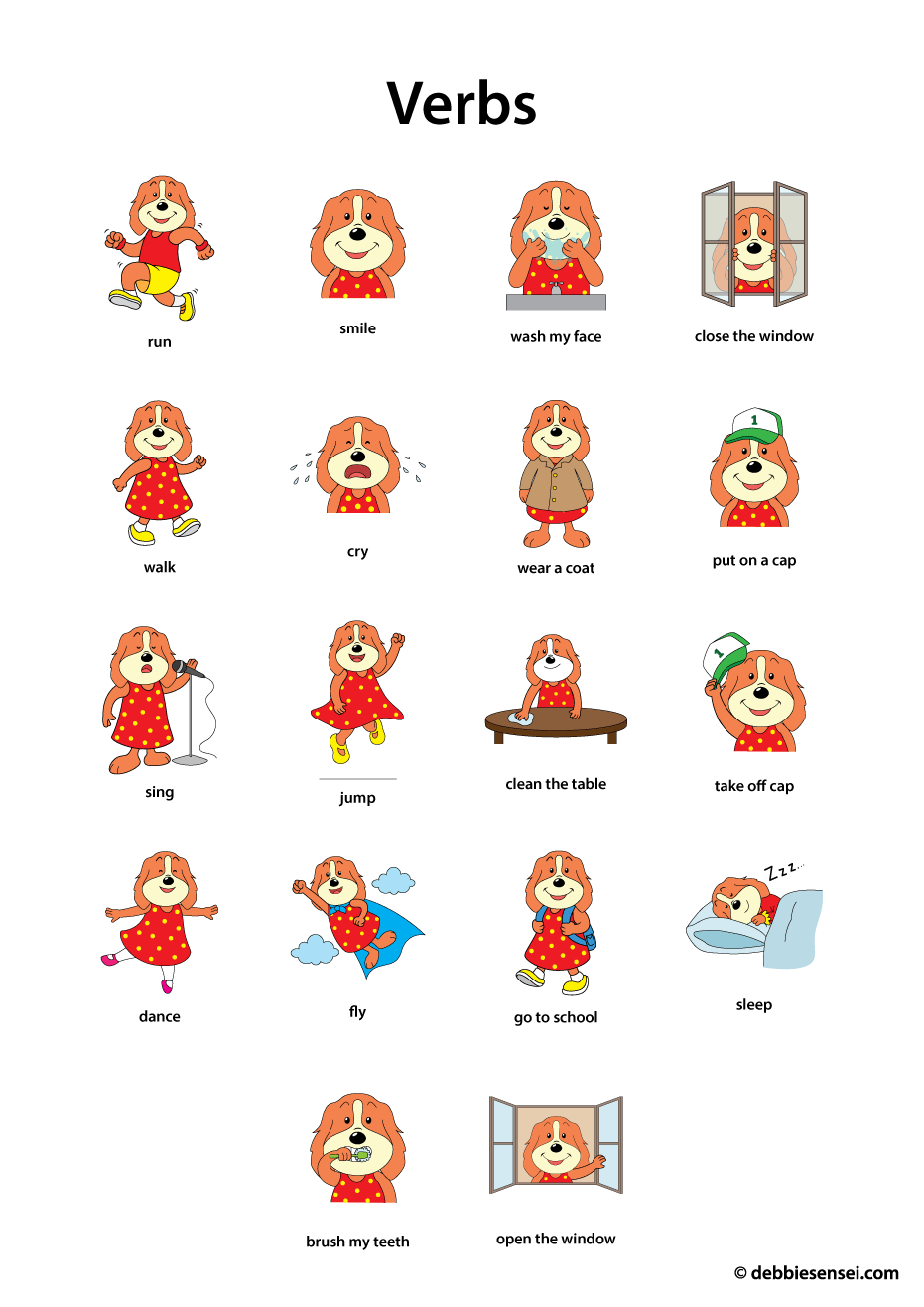 Free Printable Spanish Flashcards