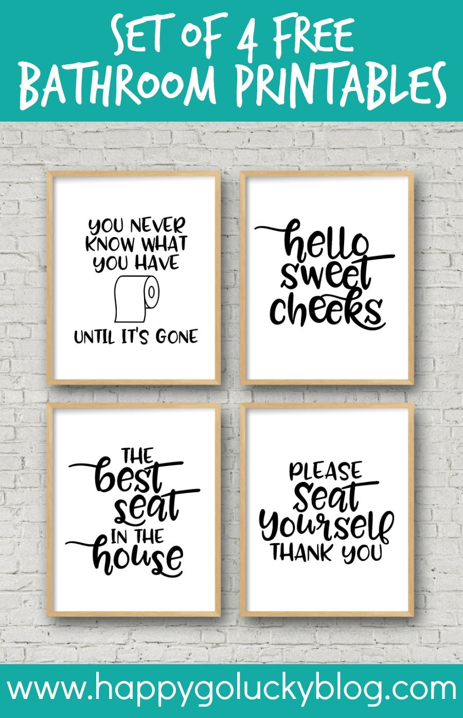 Decorate Your Bathroom With These Simple And Fun Printable Bathroom - Free Printable Bathroom Signs