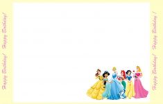 Disney Princess Birthday Invitation Free Template - Disney Princess Birthday Invitations Free Printable