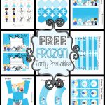 Disney's Frozen Party Printable Set ~ Free   Frozen Birthday Banner Printable Free