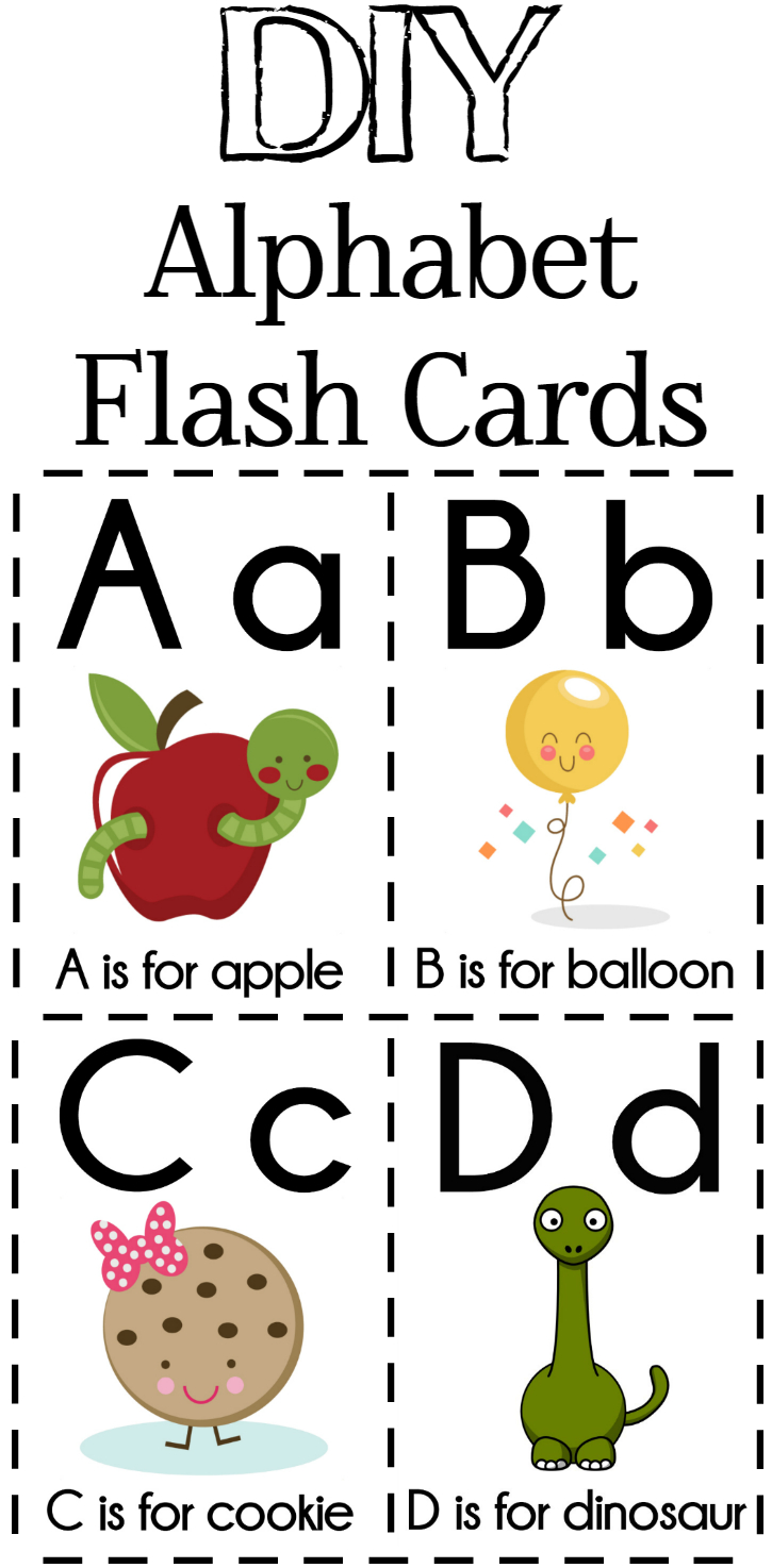 Diy Alphabet Flash Cards Free Printable | Alphabet Games - Free Printable Alphabet Flash Cards