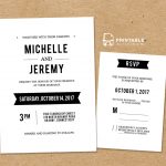Diy Free Pdf Printable Wedding Invitation And Rsvp | Wedding   Free Printable Wedding Invitation Kits