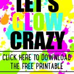 Diy Glow Party Invitations   Free Printable | Birthday Party   Free Printable Glow In The Dark Birthday Party Invitations