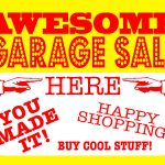 Diy Printable Awesome Garage Sale Signs   Free Printable Yard Sale Signs
