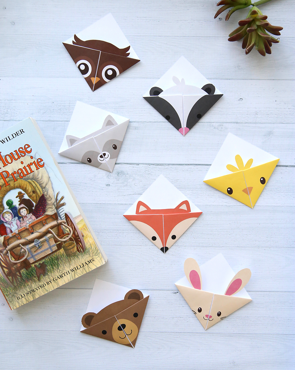 Diy Woodland Animals Origami Bookmarks {Print + Fold} - It&amp;#039;s Always - Free Printable Owl Bookmarks