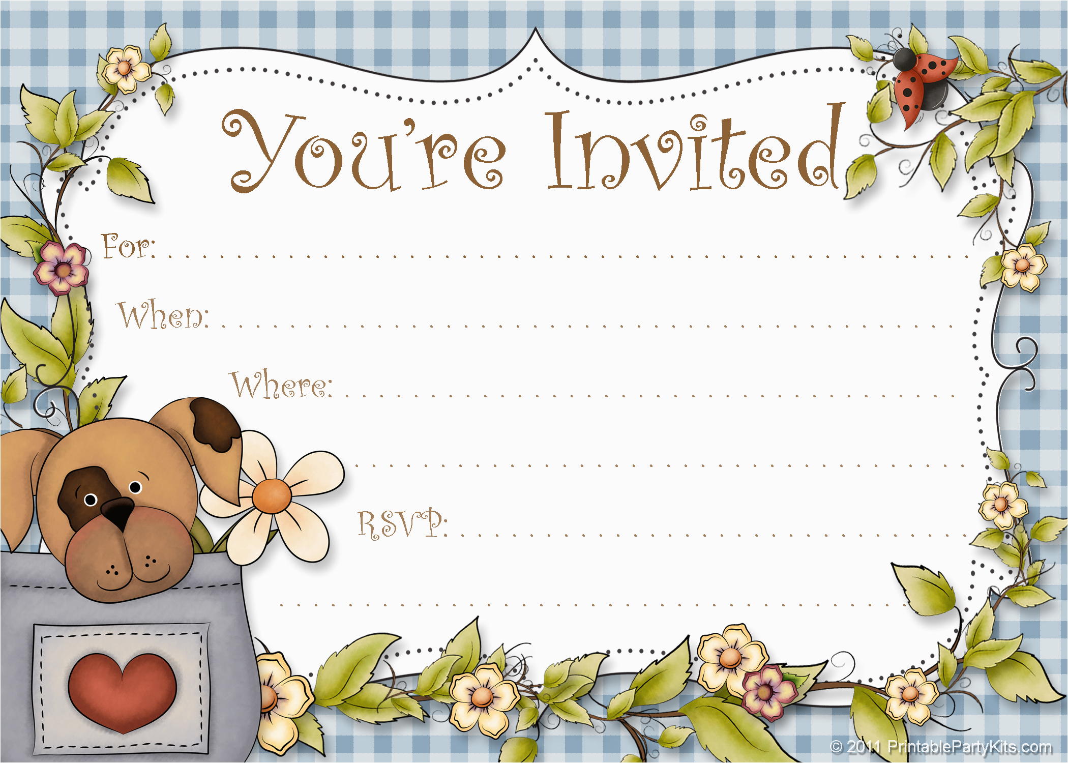 Dog Birthday Party Invitation Templates | Birthdaybuzz - Dog Birthday Invitations Free Printable