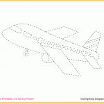 Download Free Printable Aeroplane Line Tracing Drawing Worksheets   Free Printable Drawing Worksheets