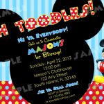 Download Free Printable Mickey Mouse Invitatons Birthday – Top   Free Printable Mickey Mouse Birthday Invitations