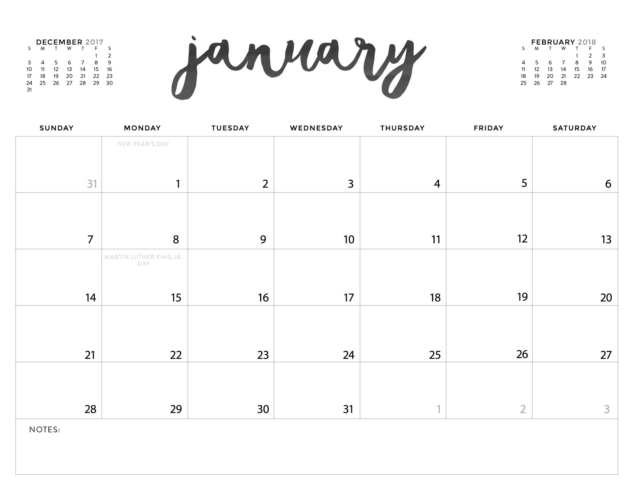 Download Your Free 2018 Printable Calendars Today! There Are 28 - Free Printable Ruler