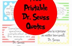 Dr. Seuss Quotes; Free Printables | Do It Yourself Today | Dr Seuss - Free Printable Dr Seuss Quotes