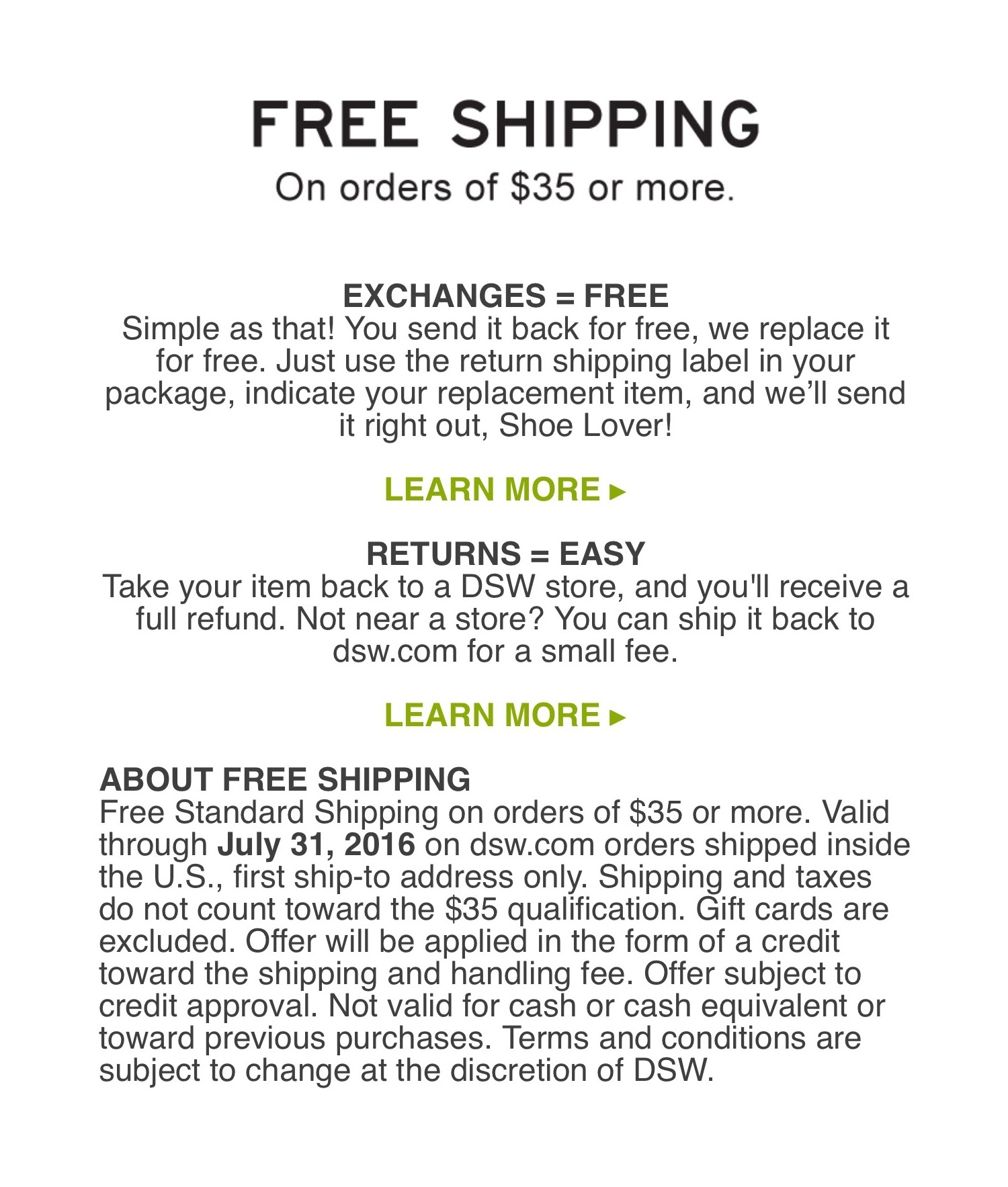 Free Printable Coupons For Dsw Shoes