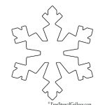 √ Free Snowflake Templates Word | 27 Images Of Snow Backgrounds For   Snowflake Template Free Printable