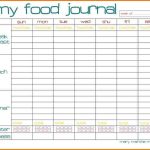 √ Weekly Calorie Counter Chart Printable Pictures To Pin On   Free Printable Calorie Counter Sheet