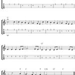 ✓"joy To The World" Ukulele Sheet Music   Free Printable | Tips For   Free Printable Ukulele Songs