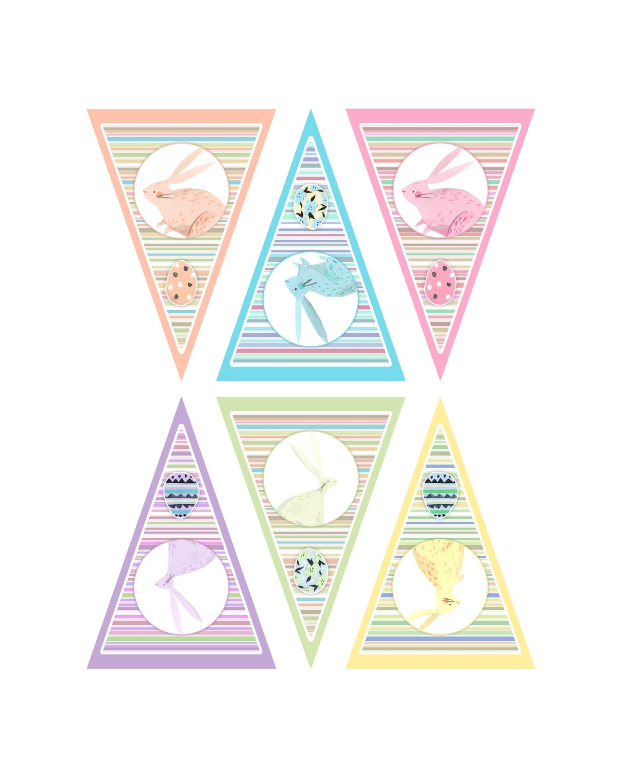 Easter Bunting Printable – Hd Easter Images - Free Printable Easter Bunting