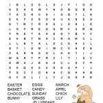 Easter Word Search Free Printable | Word Search | Pinterest | Easter   Free Printable Easter Puzzles For Adults