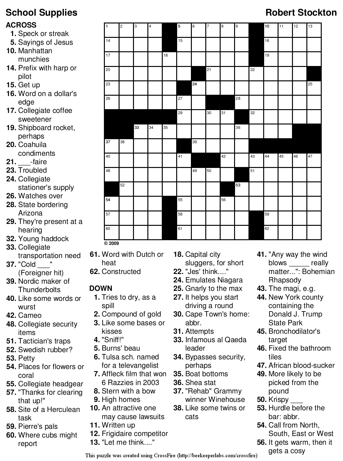 Easy Printable Crossword Puzzles Large Print Puzzle ~ Themarketonholly - Free Daily Online Printable Crossword Puzzles