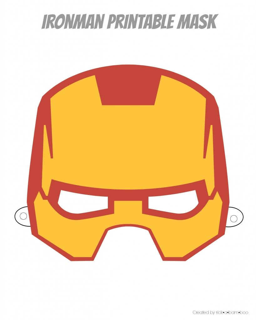 Easy Superhero Mask Template (Free!!) | Halloween Crafts | Pinterest - Free Printable Halloween Iron Ons