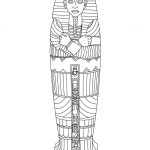 Egyptian Sarcophagus Coloring Page | Line Work | Pinterest | Ancient   Free Printable Sarcophagus