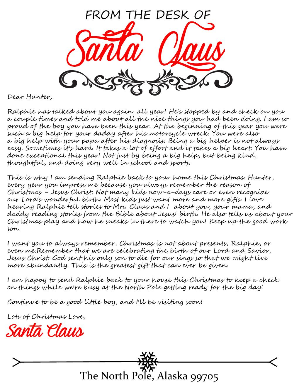 Free Printable Elf On Shelf Arrival Letter