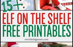 Elf On The Shelf Printables &amp; Ideas - Over The Big Moon - Elf On The Shelf Free Printable Ideas