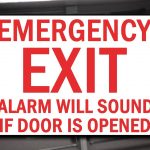 Emergency Exit Sign Decal #exit#alarm#emergency#wall | Apple Game   Free Printable Exit Signs