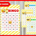 Emoji Bingo Game 30 Cards Emoji Bingo Cards Instant Download | Etsy   Free Emoji Bingo Printable