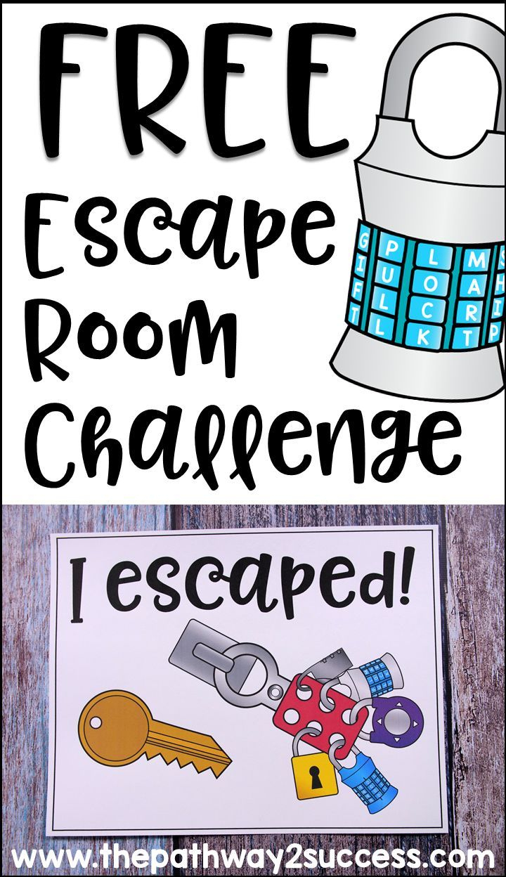 Free Printable Escape Room Game