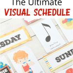 Extra Daily Visual Schedule Cards Free Printables   Natural Beach Living   Free Printable Schedule Cards For Preschool