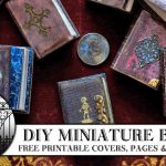 🖌 Diy Miniature Books 📚   Youtube   Free Printable Miniature Book Covers