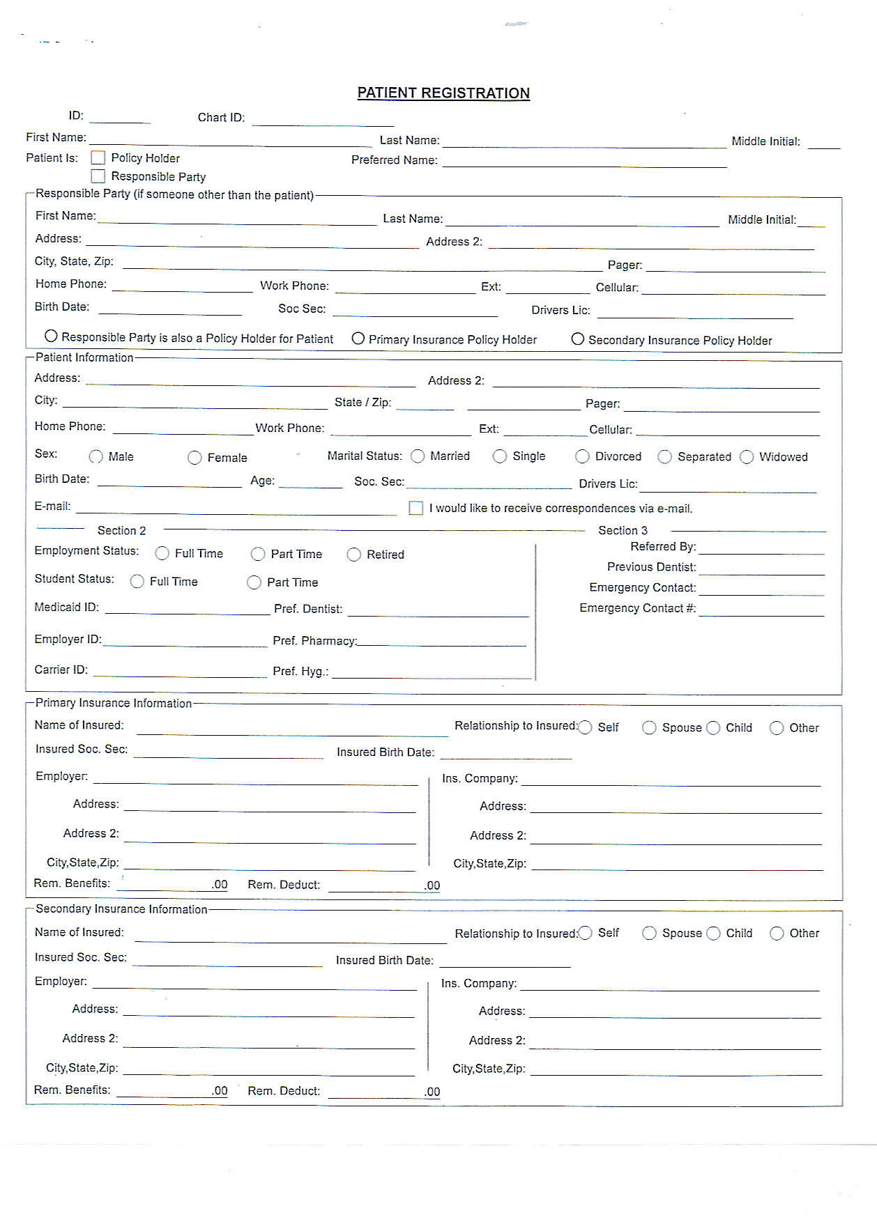 Fantastic Medical History Form Templates ~ Ulyssesroom - Free Printable Personal Medical History Forms