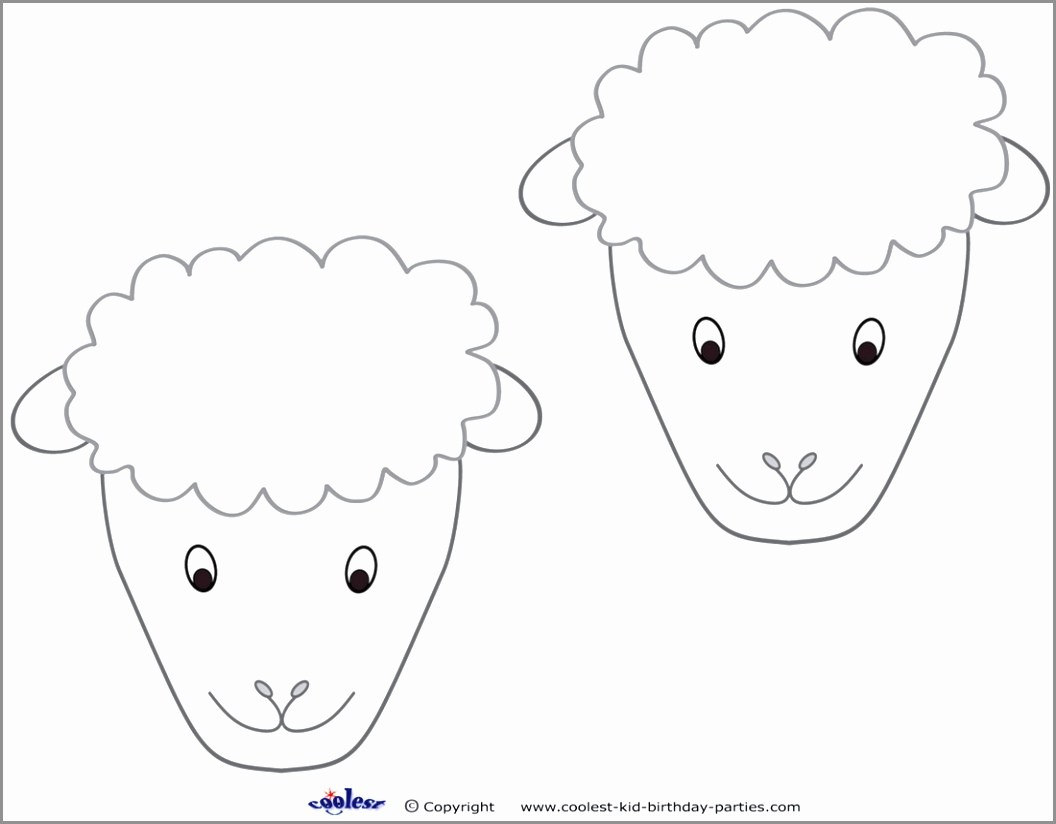 Farm Animals Cut Out Mask | Www.picturesvery - Free Printable Sheep Mask