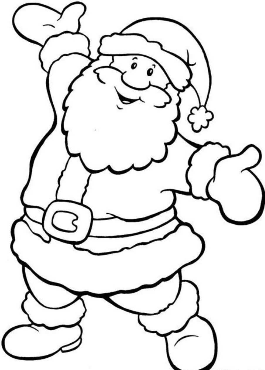 Father Christmas Colouring Pages To Print | Wood-Burning | Christmas - Santa Coloring Pages Printable Free