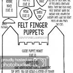 Felt Finger Puppets {Free Printable Template} | Crafty Mom Of Girls   Free Printable Finger Puppet Templates